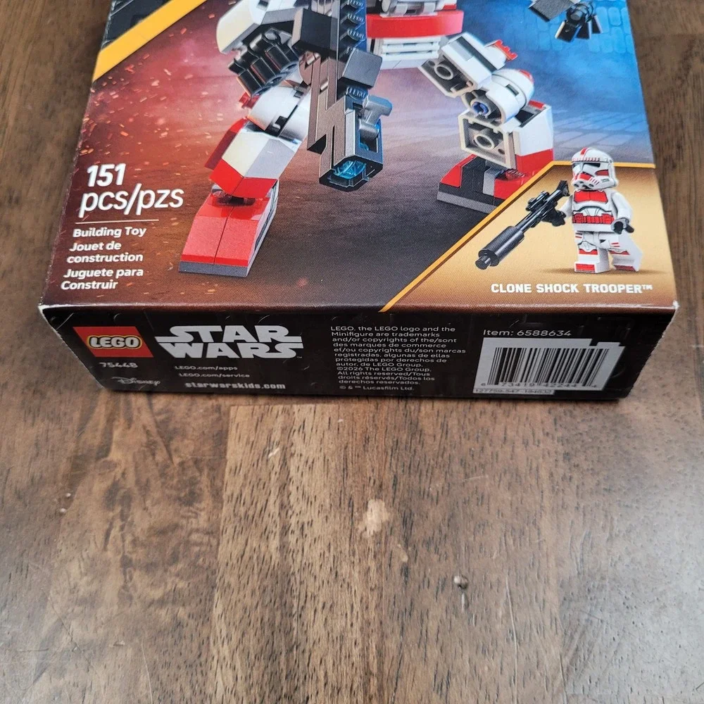 LEGO Star Wars Clone Shock Trooper Mech Building Toy Set #75448 NIB Sealed